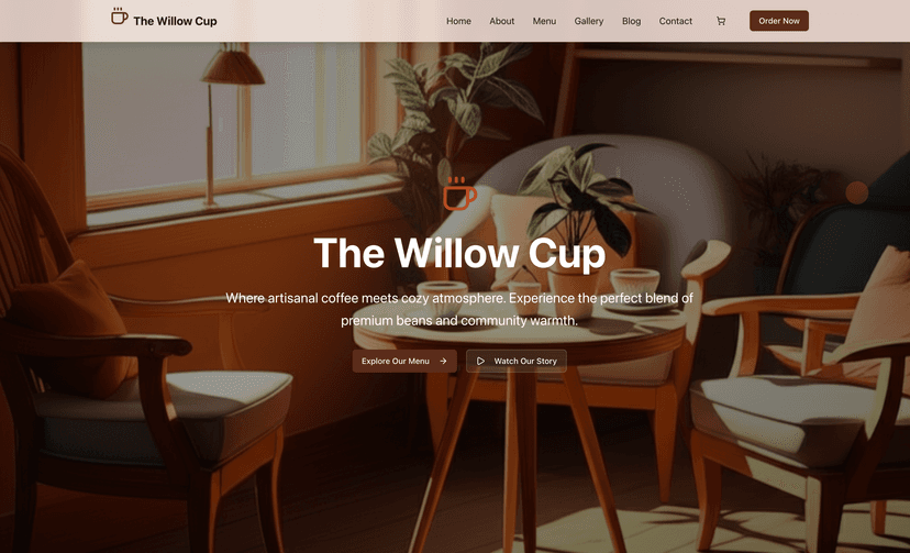Cafe Website